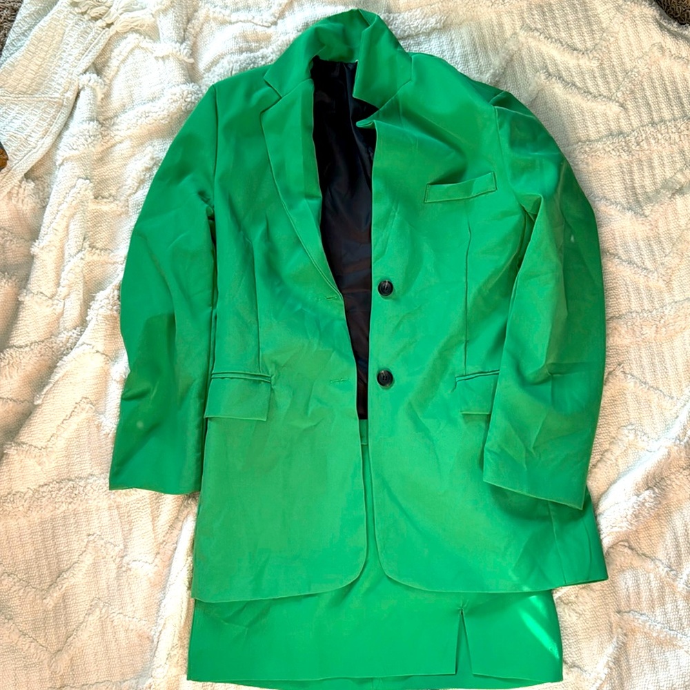 Custom Green Suit Set -